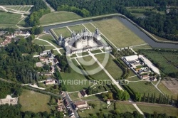 Château de Chambord vu du ciel, 41250