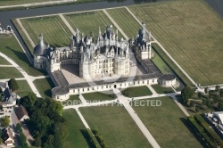 Château de Chambord vu du ciel, 41250