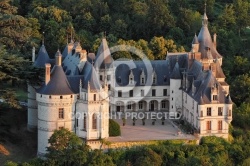 Château de Chaumont sur Loire vue du ciel