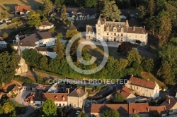 Château de Rilly-sur-Loire vu du ciel