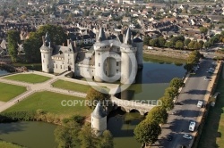 Château de Sully-sur-Loire vu du ciel 45