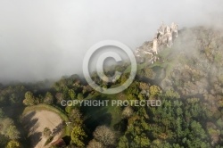 Château Rocher vue du ciel