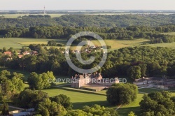 Château de Baville, Saint-Chéron vue du ciel