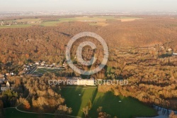 Château de Chamarande vue du ciel