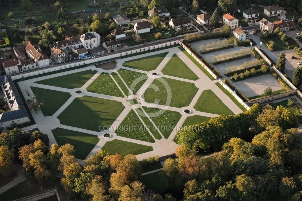 Château de Chamarande vue du ciel