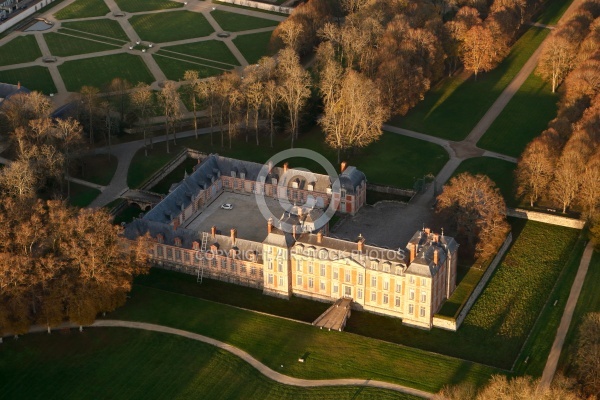 Château de Chamarande vue du ciel