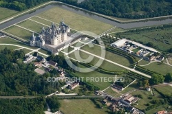 Château de Chambord vu du ciel, 41250 Château de Chambord vu du ciel, 41250