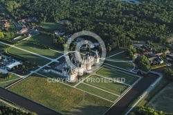 Château de Chambord vu du ciel  41