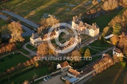 Château de Gillevoisin vue du ciel