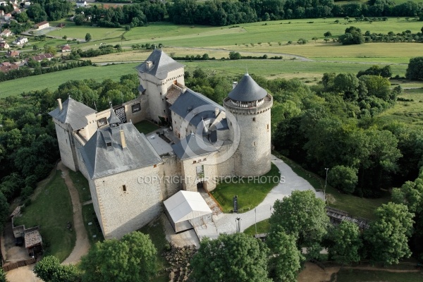 Château de Malbrouck vue du ciel, Moselle 57 Château de Malbrouck vue du ciel, Moselle 57