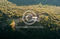 Château de Montalet, Les cévènnes vue du ciel