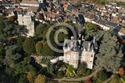 Château de Sancerre vu du ciel