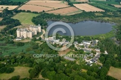 Château de Suscinio vue du ciel