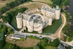 Château de Suscinio vue du ciel Château de Suscinio vue du ciel