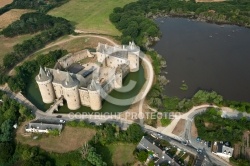 Château de Suscinio vue du ciel Château de Suscinio vue du ciel