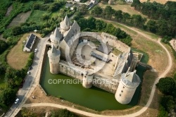 Château de Suscinio vue du ciel Château de Suscinio vue du ciel