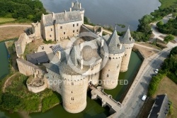 Château de Suscinio vue du ciel Château de Suscinio vue du ciel