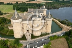 Château de Suscinio vue du ciel Château de Suscinio vue du ciel