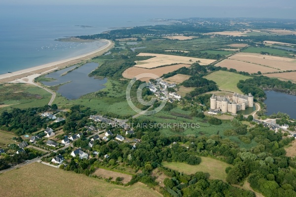 Château de Suscinio vue du ciel