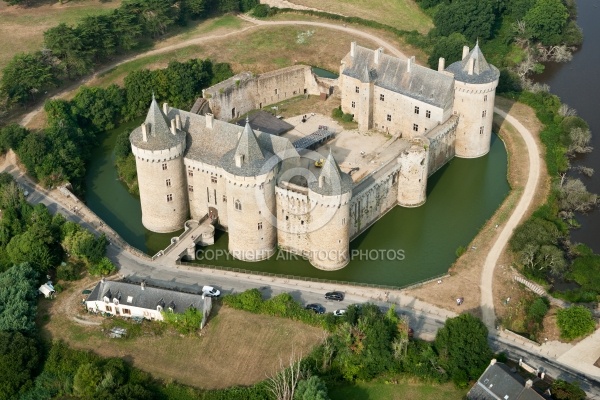 Château de Suscinio vue du ciel