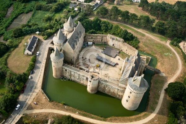 Château de Suscinio vue du ciel