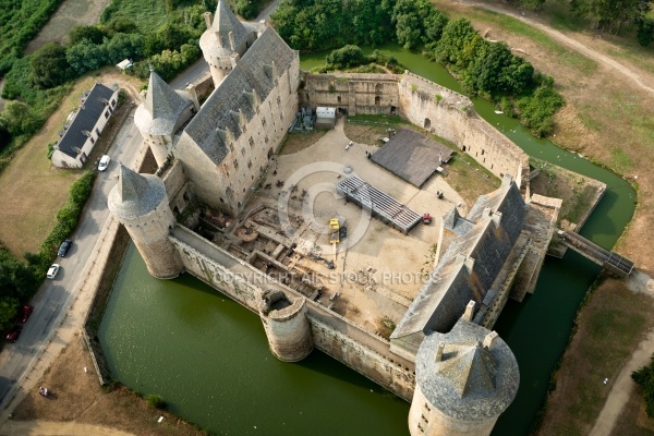 Château de Suscinio vue du ciel