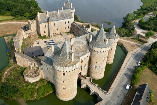 Château de Suscinio vue du ciel