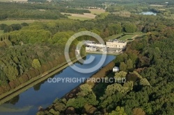 Château du Marais, Le Val-Saint-Germain vue du ciel