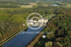 Château du Marais, Le Val-Saint-Germain vue du ciel