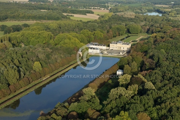 Château du Marais, Le Val-Saint-Germain vue du ciel