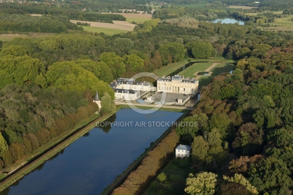 Château du Marais, Le Val-Saint-Germain vue du ciel