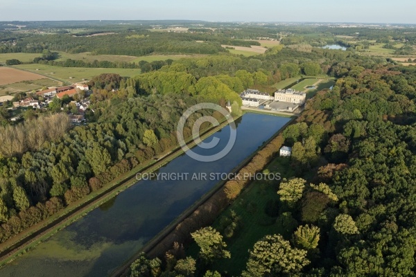 Château du Marais, Le Val-Saint-Germain vue du ciel