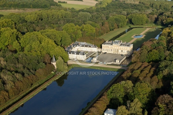 Château du Marais, Le Val-Saint-Germain vue du ciel