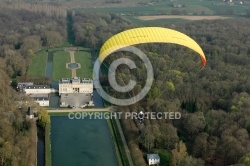 Château du Marais vu du du ciel 91