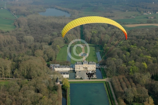 Château du Marais vu du du ciel 91