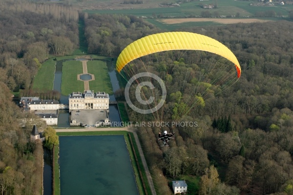 Château du Marais vu du du ciel 91