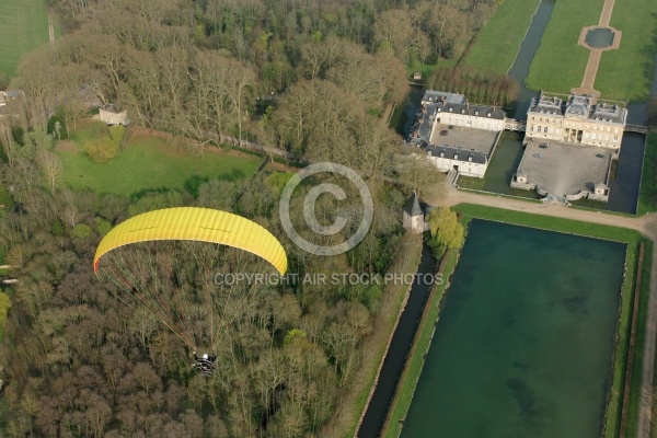 Château du Marais vu du du ciel 91