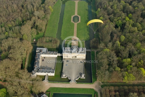 Château du Marais vu du du ciel 91