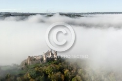 Château Rocher vue du ciel en paramoteur