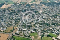 Cité médiévale de Guérande vue du ciel