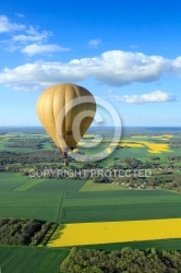 colza en MontgolfiÃ¨re en Eure-et-Loire 28