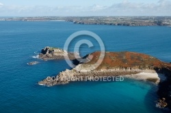 Comlech de Kermorvan,  Le conquet vue du ciel