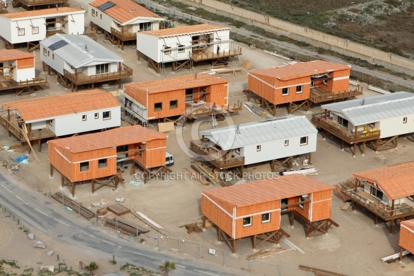 Construction chalets à Gruissan-Plage