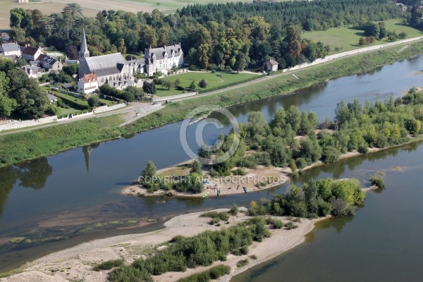 Cour sur Loire vu du ciel 41