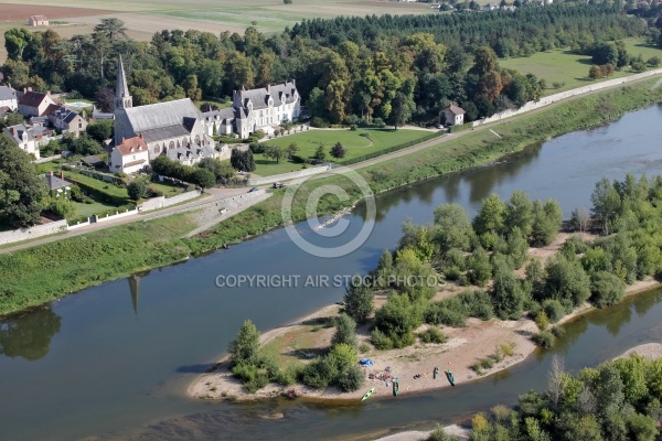 Cour sur Loire vu du ciel 41