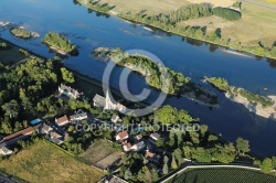 Cour-sur-Loire vu du ciel