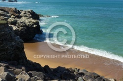 Crique et plage de rêve , corniche de Saint-hilaire-de-Riez de