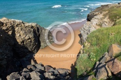 Crique et plage de rêve , corniche de Saint-hilaire-de-Riez de