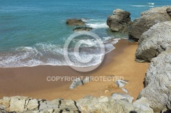 Crique et plage de rêve , corniche de Saint-hilaire-de-Riez de