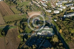 Dourdan 91 vue du ciel